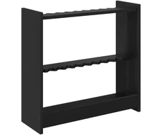 Biliardo lazdos stovas Apdirbta mediena 60 x 20 x 57 cm Juoda