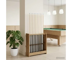 Biliardo lazdos stovas Apdirbta mediena 60 x 20 x 57 cm