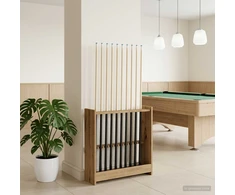 Biliardo lazdos stovas Apdirbta mediena 60 x 20 x 57 cm