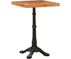 Bistro stalas Ruda 50 x 50 x 76 cm Kietos akacijos mediena