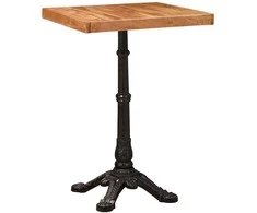 Bistro stalas Ruda 50 x 50 x 76 cm Kietos akacijos mediena