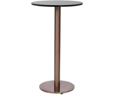 Bistro stalo koja, auksinė, skersmuo 45x107cm, plienas