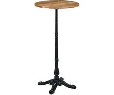 Bistro stalo koja, juodos spalvos, 52x52x108cm, ketus