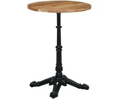 Bistro stalo koja, juodos spalvos, 52x52x72 cm, ketus