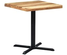 Bistro stalo koja, juodos spalvos, 76x76x72cm, ketus