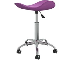 Biuro kėdė, violetinės spalvos, dirbtinė oda (323691)