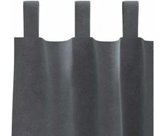 Užtemdymo užuolaidos 2 pcs Šviesiai pilka 140 x 260 cm Aksomas