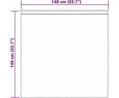 Užtemdymo užuolaidos 2 pcs Tamsiai rožinė 140 x 140 cm Aksomas