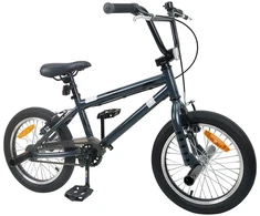 BMX Dviratis 16 Colių 5-8 metų amžiaus Tamsiai pilka