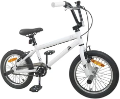 BMX Dviratis 20 Colių skirta vyresniems nei 9 metų Balta