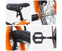 BMX Dviratis 20 Colių skirta vyresniems nei 9 metų Oranžinė