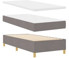 Kiemas lova su galvūgalio Tortora 80 x 200 cm audinys