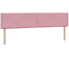 Box Spring Lova su čiužiniais Rožinis 180x210 cm Velvet