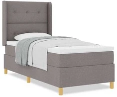 Kiemas lova su galvūgalio Tortora 80 x 200 cm audinys