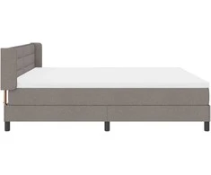 Kiemas lova su galvūgalio Taupe 200 x 200 cm audinys