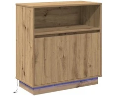 LED Bufetas Amatininkų ąžuolas 71 x 34,5 x 75 cm