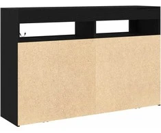 Kabalas Juodas ąžuolas 116 x 30 x 75 cm Apdirbta mediena