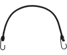 Bungee virvelės su juostelėmis ir kabliukais, 50vnt., 59cm