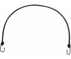 Bungee virvelės su juostelėmis ir kabliukais, 10vnt., 100cm