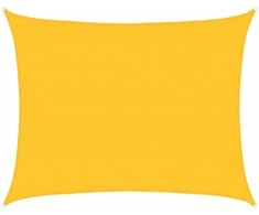Burė nuo saulės, geltonos spalvos, 6x7m, HDPE, 160g/m²