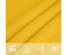 Burė nuo saulės, geltonos spalvos, 6x8m, HDPE, 160g/m²