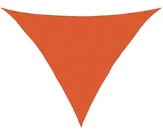 Burė nuo saulės, oranžinės spalvos, 4x4x5,8m, HDPE, 160g/m²