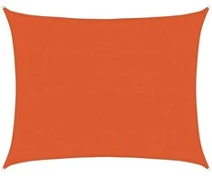 Burė nuo saulės, oranžinės spalvos, 6x7m, HDPE, 160g/m²