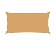 Burė nuo saulės, smėlio, 2x3,5m, HDPE, 160g/m², stačiakampė