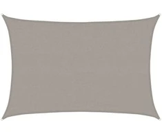Burė nuo saulės, šviesiai siva, 3,5x4,5m, HDPE, 160g/m²