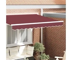 Markizės pakraščio pakeitimas Burgundijos dryžuota 2,5 m