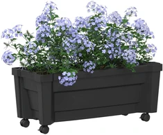 Calypso vazonas su ratukais Antracito 79 x 35 x 33 cm PP