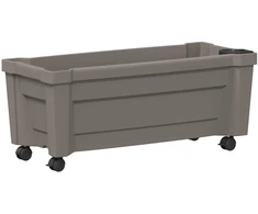 Calypso vazonas su ratukais Pilka 79 x 35 x 33 cm PP