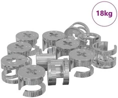 Cam užrakto veržlės 4000 pcs Sidabro Metalas