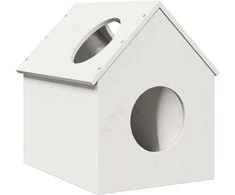 Cat House Balta 41x50x50 cm Pušies masyvo