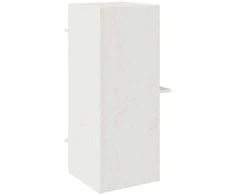 Cat House Baltas 43x43x90 cm Pušies masyvo