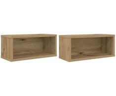 CD saugojimo stovas 2 vnt. Artisano ąžuolo 40 x 17 x 17 cm