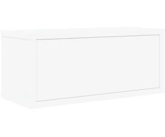 CD saugojimo stovas 2 vnt. Balta 40 x 17 x 17 cm
