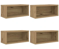 CD saugojimo stovas 4 vnt. Artisano ąžuolo 40 x 17 x 17 cm