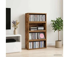 CD saugojimo stovas 4 vnt. Ąžuolo mediena 40 x 17 x 17 cm