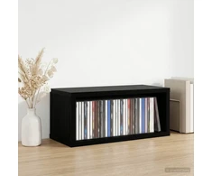 CD saugojimo stovas Juodojo ąžuolo 40 x 17 x 17 cm