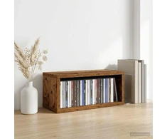 CD saugojimo stovas Ąžuolo mediena 40 x 17 x 17 cm