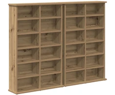 CD spinta 2 vnt. Artisano ąžuolo 60 x 17 x 92 cm
