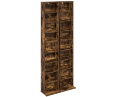 CD spinta 2 vnt. Dūminio ąžuolo 33 x 23,5 x 175 cm