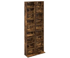 CD spinta 2 vnt. Dūminio ąžuolo 33 x 23,5 x 175 cm