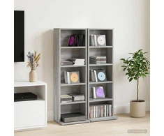 CD spinta 2 vnt. Pilka Sonoma 33 x 23,5 x 97,5 cm