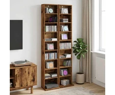 CD spinta 2 vnt. Sendintos medienos 33 x 23,5 x 175 cm