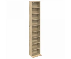 CD spinta 2 vnt. Sonoma ąžuolas 33 x 23,5 x 175 cm