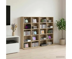 CD spinta 2 vnt. Sonoma ąžuolas 65 x 23,5 x 97,5 cm