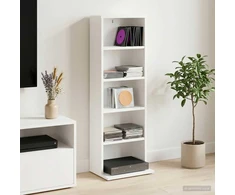 CD spinta Balta 33 x 23,5 x 97,5 cm Apdirbta mediena