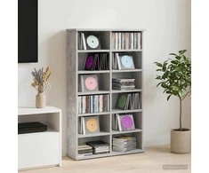 CD spinta Betono pilka 60 x 17 x 92 cm Apdirbta mediena